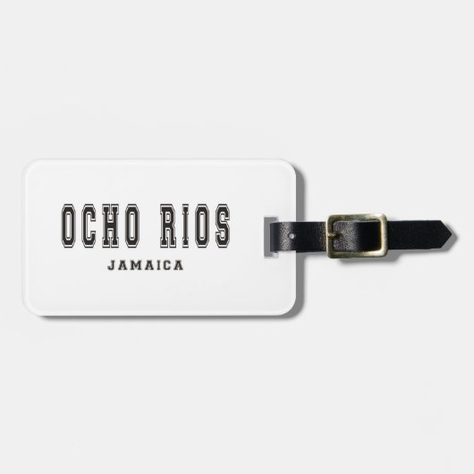 Ocho Rios Jamaica Bagagelabel (Voorkant horizontaal)