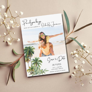 Ocho Rios, Jamaica Beach Destination Photo Wedding Save The Date