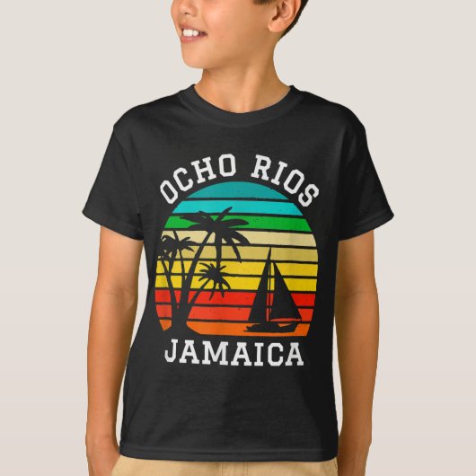 Ocho Rios Jamaica Matching Family Vacation T-shirt (Voorkant)