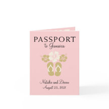 Ocho Rios Jamaica Passport Teenslippers Hibiscus