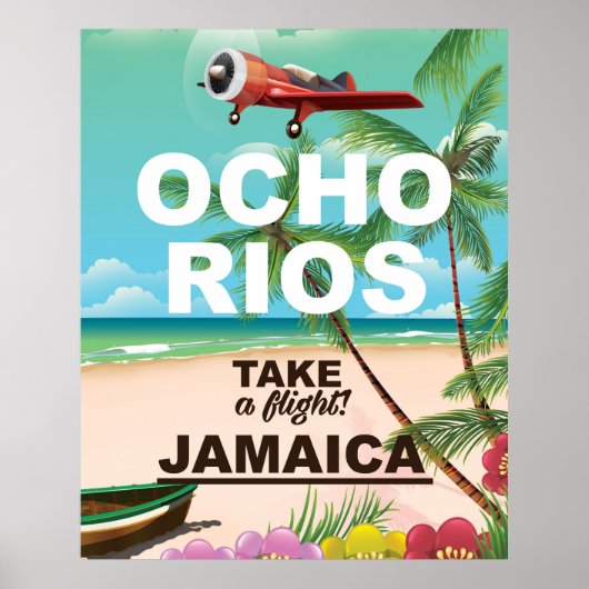 ocho rios jamaica reisposter poster (Voorkant)