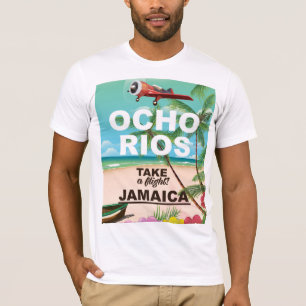 ocho rios jamaica reisposter t-shirt