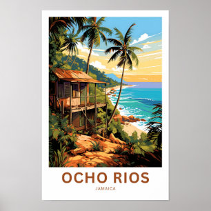 Ocho Rios Jamaica Reisprint Poster