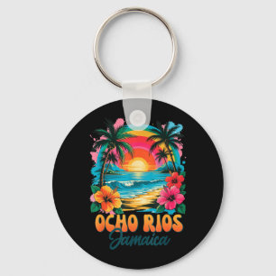 Ocho Rios Jamaica Strand Tropische Zonsondergang Z Sleutelhanger