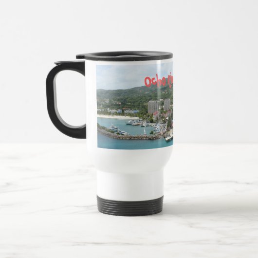 Ocho Rios, Jamaica Travel Mug Reisbeker (Links)