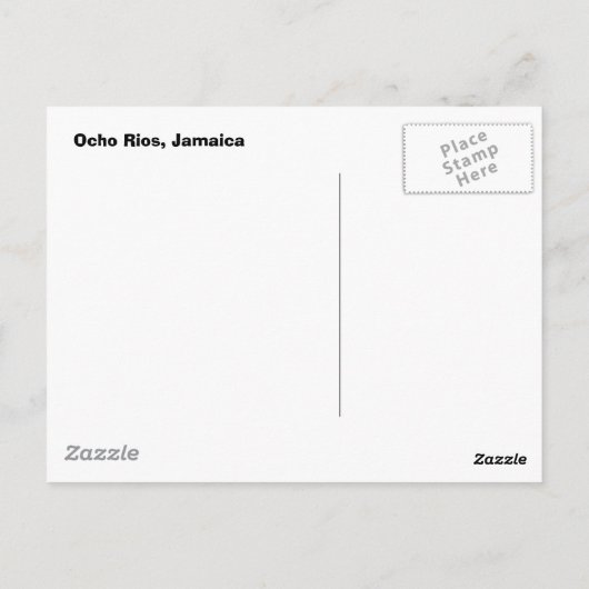 Ocho Rios Sunset in Jamaica Briefkaart (Achterkant)