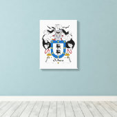 Ochoa Family Crest Canvas Afdruk (Insitu (Houten vloer))