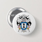 Ochoa Family Crest Ronde Button 5,7 Cm (Voorkant /achterkant)