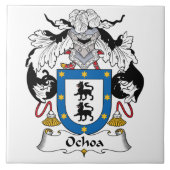 Ochoa Family Crest Tegeltje (Voorkant)