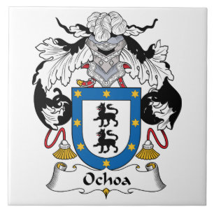 Ochoa Family Crest Tegeltje