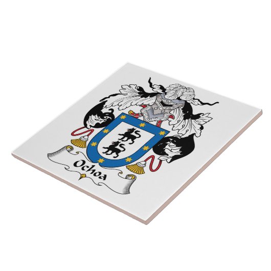 Ochoa Family Crest Tegeltje (Zijkant)