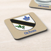 Ochoa Family Shield Bier Onderzetter (Linkerzijde)
