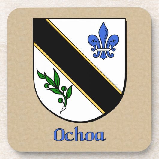 Ochoa Family Shield Bier Onderzetter (Voorkant)