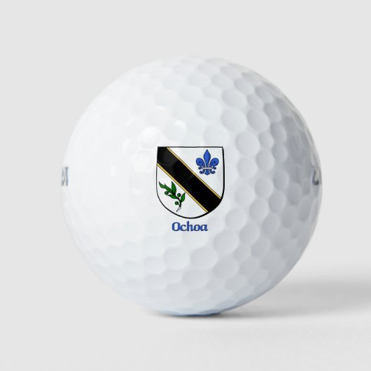 Ochoa Heraldic Shield Golfballen (Voorkant)