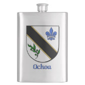 Ochoa Heraldic Shield Heupfles (Voorkant)