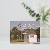 Ochopee, FL - Kleinste Post Kantoor in Amerika Briefkaart (Staand voorkant)