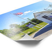 Ochopee, Florida, Post Kantoor, het kleinste in de Foto Afdruk (Hoek)