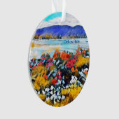 Ochos Rios Neon Pop Art Floral Ornament (voorkant)