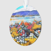 Ochos Rios Neon Pop Art Floral Ornament (voorkant)