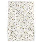 Ochre Confetti Watercolor Stippen Cadeautas (Achterkant)