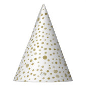 Ochre Confetti Waterverf Stippen Feesthoed Feesthoedjes (Links)