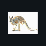 Ochre Dusted Canvas Afdruk<br><div class="desc">Ochre Dusted (Red Kangaroo) 2012 (waterverf en pigment op papier) Adlington Mark / Private Collectie / Bridgeman Afbeeldingen</div>