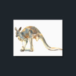 Ochre Dusted Canvas Afdruk<br><div class="desc">Ochre Dusted (Red Kangaroo) 2012 (waterverf en pigment op papier) Adlington Mark / Private Collectie / Bridgeman Afbeeldingen</div>