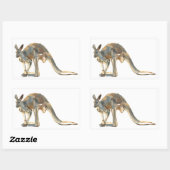 Ochre Dusted Rechthoekige Sticker (Vel)