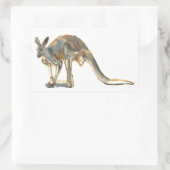 Ochre Dusted Rechthoekige Sticker (Tas)
