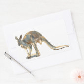 Ochre Dusted Rechthoekige Sticker (Envelop)