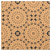 Ochre Ethnic Moroccan Boho Chic Mosaic Pattern Stof (Swatch)