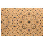 Ochre Ethnic Moroccan Boho Chic Mosaic Pattern Stof (Fat Quarter)