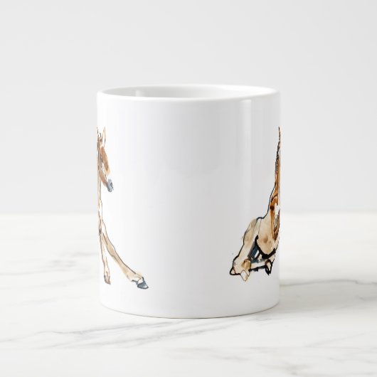 Ochre Foal Grote Koffiekop (Voorkant)
