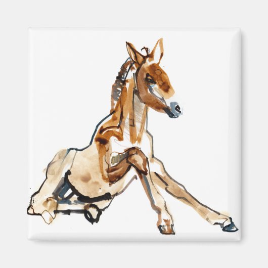 Ochre Foal Magneet (Voorkant)