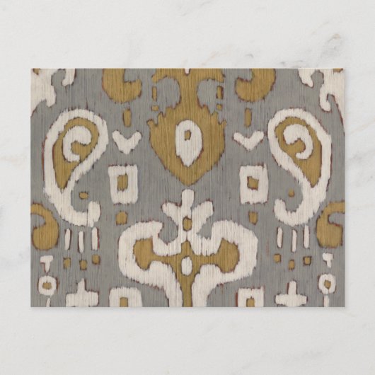 Ochre Ikat I Briefkaart (Voorkant)