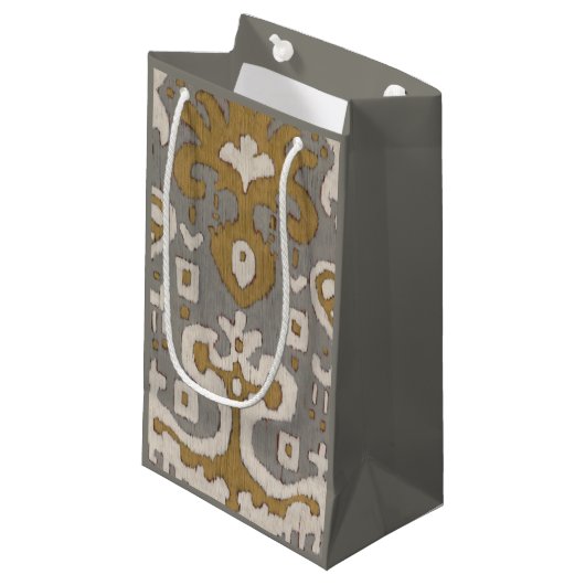 Ochre Ikat I Klein Cadeauzakje (Voorkant Gekanteld)