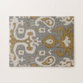 Ochre Ikat I Legpuzzel (Horizontaal)