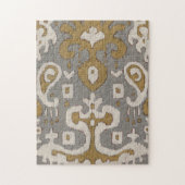 Ochre Ikat I Legpuzzel (Verticaal)