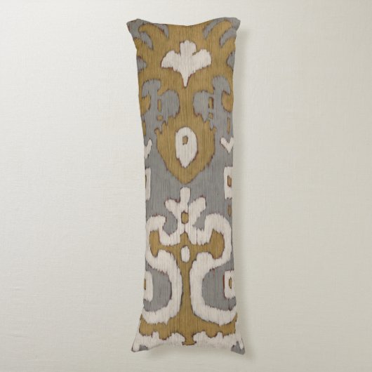 Ochre Ikat I Lichaamskussen (Voorkant Verticaal)