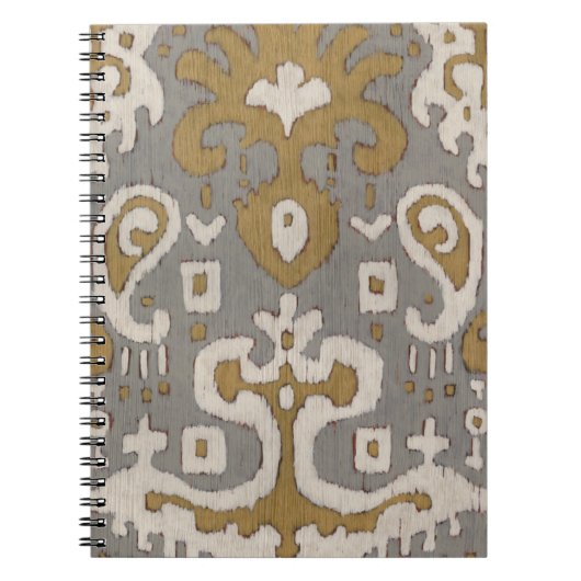 Ochre Ikat I Notitieboek (Voorkant)