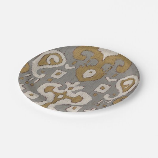 Ochre Ikat I Papieren Bordje (Gekanteld)