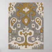 Ochre Ikat I Poster (Voorkant)
