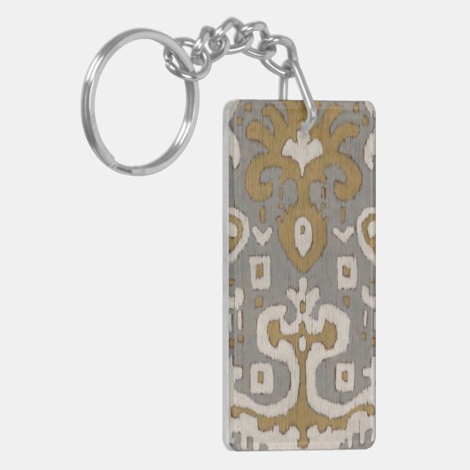 Ochre Ikat I Sleutelhanger (Voorkant Links)