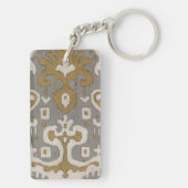 Ochre Ikat I Sleutelhanger (achterkant)