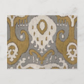 Ochre Ikat II Briefkaart (Voorkant)