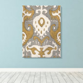 Ochre Ikat II Canvas Afdruk (Insitu (Houten vloer))