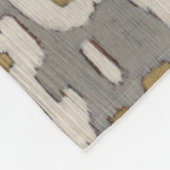 Ochre Ikat II Fleece Deken (Hoek)