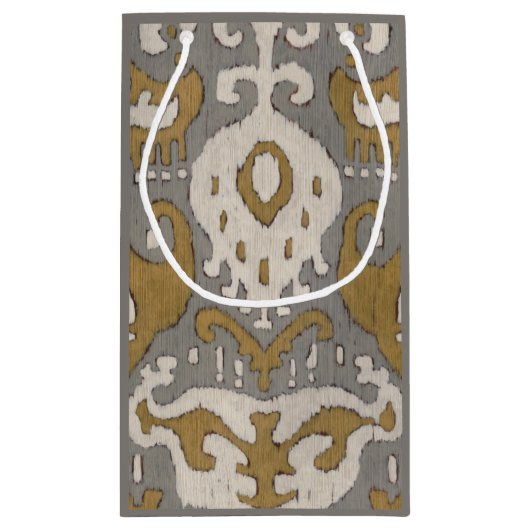 Ochre Ikat II Klein Cadeauzakje (Achterkant)