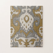 Ochre Ikat II Legpuzzel (Verticaal)