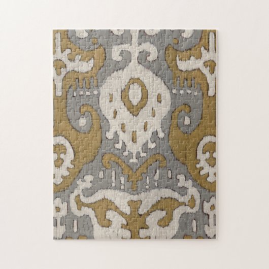 Ochre Ikat II Legpuzzel (Verticaal)